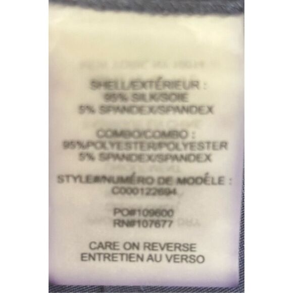 Alice + Olivia Silk Short in Navy NWT Size 8 - Picture 6 of 6